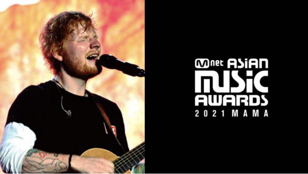 MAMA Announces Ed Sheeran Performance