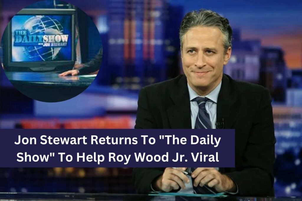 Jon Stewart Returns To The Daily Show To Help Roy Wood Jr. Viral