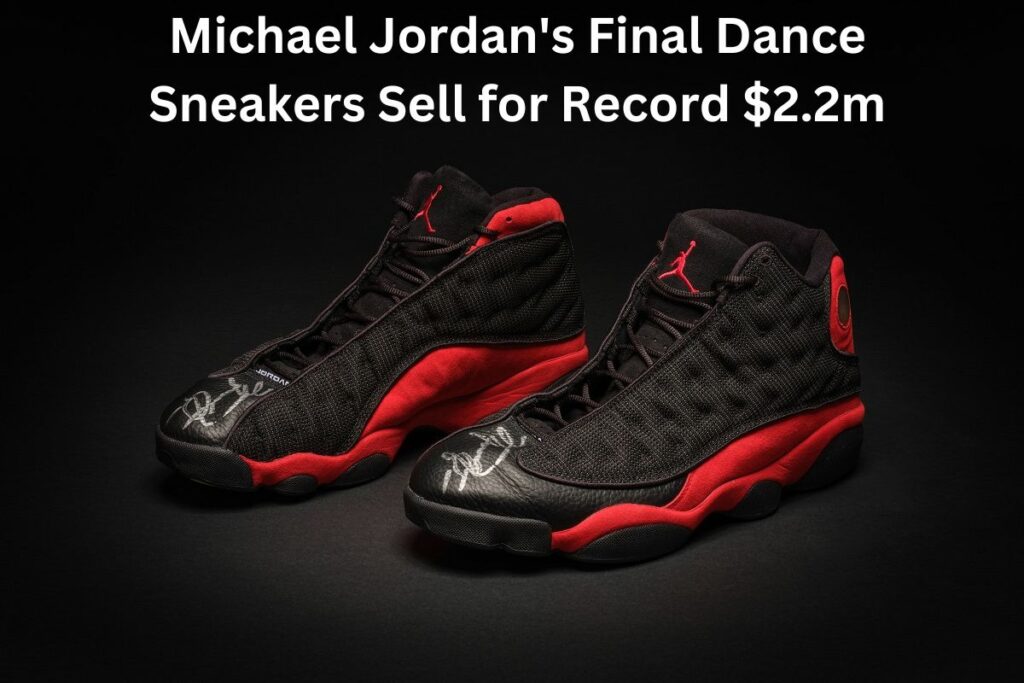Michael Jordan's Final Dance Sneakers Sell for Record $2.2m