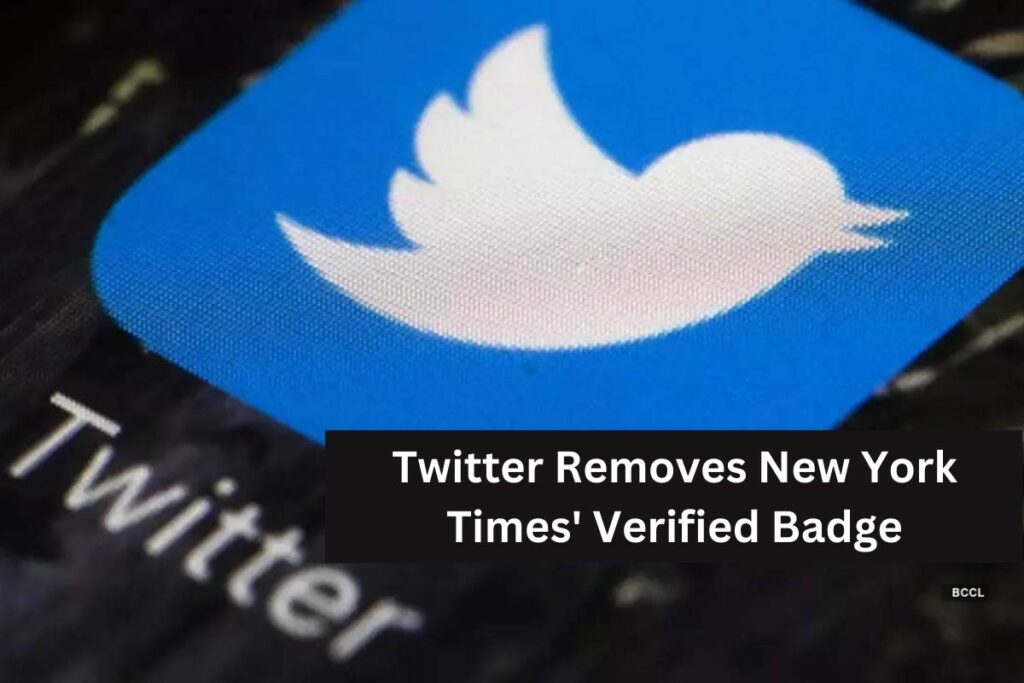 Twitter Removes New York Times' Verified Badge