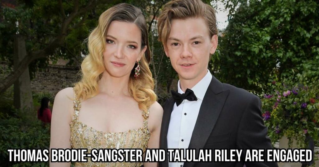 Thomas Brodie-Sangster and Talulah Riley are engaged