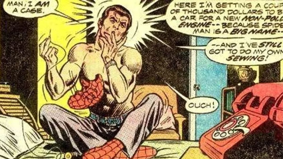 Peter Parker makes most of his suits by his own hands.