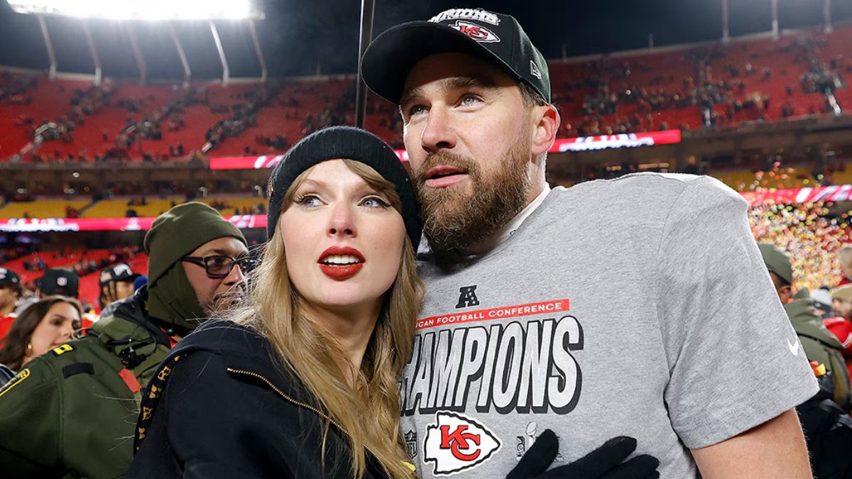 Taylor Swift and Travis Kelce