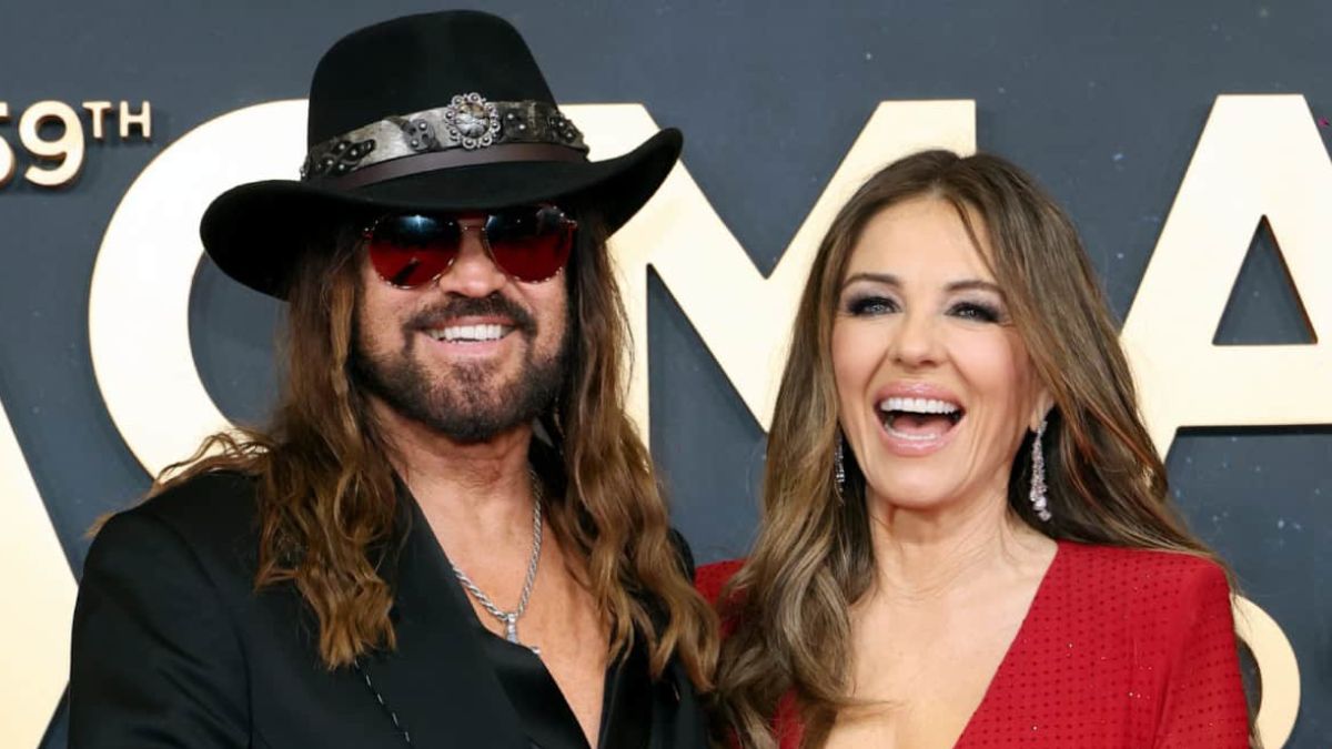Elizabeth Hurley and Billy Ray Cyrus