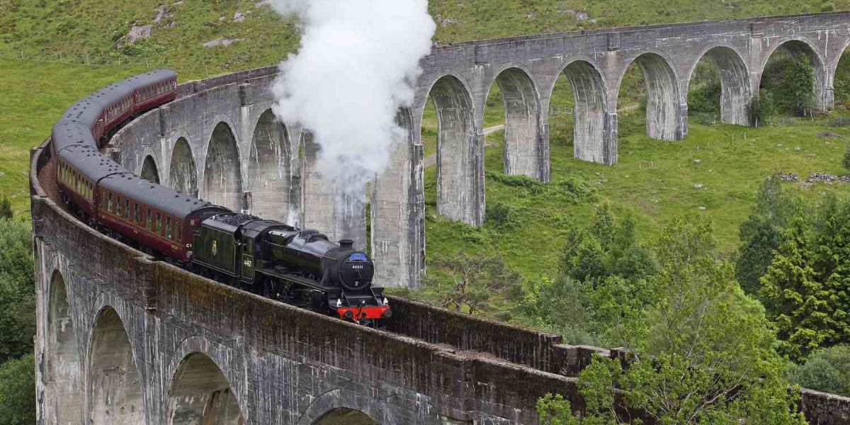 The Hogwarts Express was a real working train.