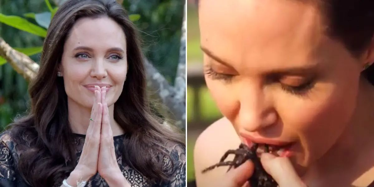 The mother of six isn't scared of insects