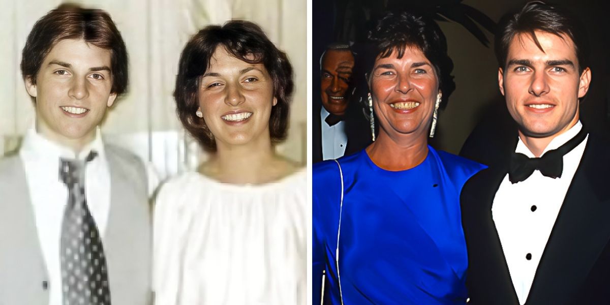 Tom Cruise helped support his family while he was young by doing jobs like cutting grass.